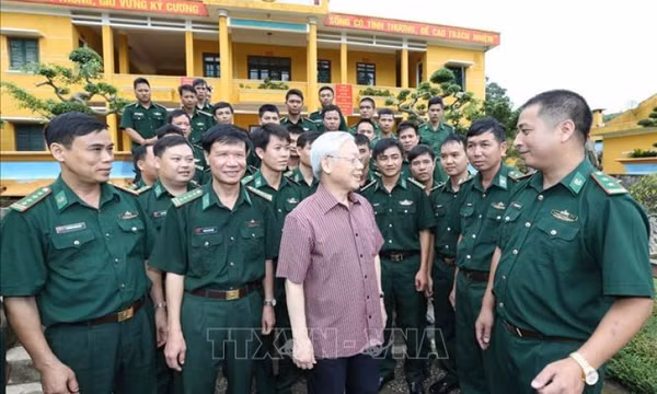 Tuổi trẻ Quân đội khắc ghi lời căn dặn của Tổng Bí thư Nguyễn Phú Trọng 