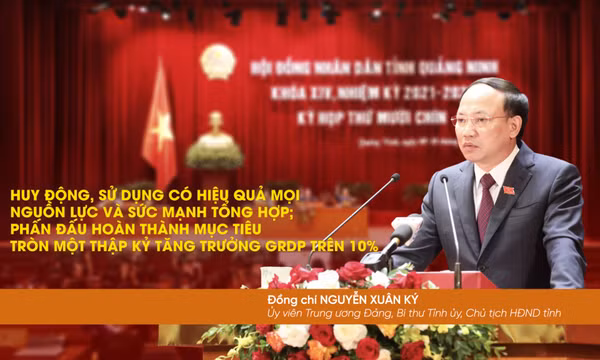 Huy động, sử dụng có hiệu quả mọi nguồn lực và sức mạnh tổng hợp; phấn đấu hoàn thành mục tiêu tròn một thập kỷ tăng trưởng GRDP trên 10%