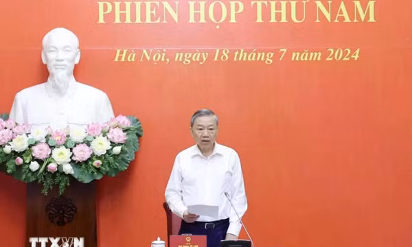 Chủ tịch nước Tô Lâm chủ trì Phiên họp thứ 5 Hội đồng Quốc phòng và An ninh