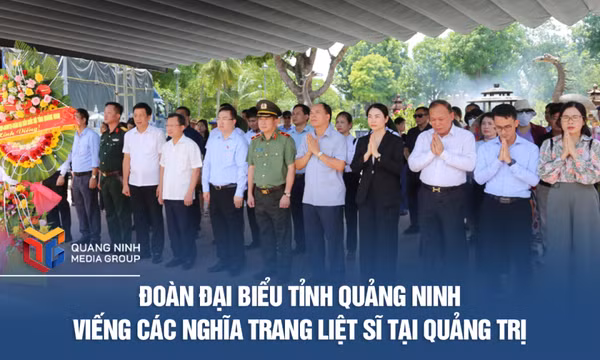 Đoàn đại biểu tỉnh Quảng Ninh viếng các nghĩa trang liệt sĩ tại Quảng Trị
