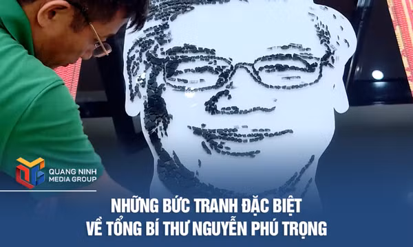 Những bức tranh đặc biệt về Tổng Bí thư Nguyễn Phú Trọng