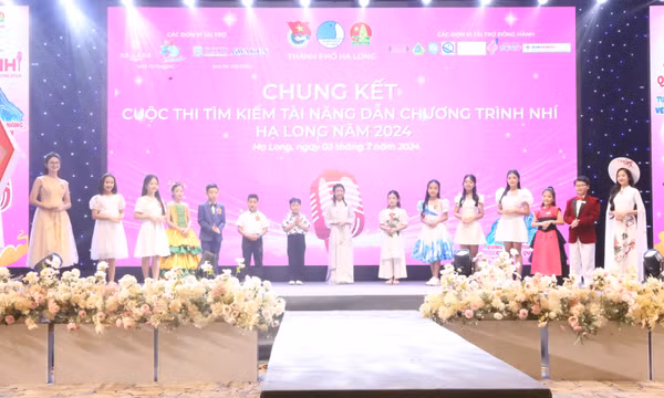 Vòng chung kết cuộc thi tìm kiếm tài năng dẫn chương trình nhí hạ long năm 2024: Bừng sáng tài năng cùng kỳ quan”