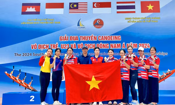 VĐV Quảng Ninh tham gia ĐTQG giành 16 HCV Giải Đua thuyền Canoeing VĐ trẻ, U23 và VĐ Đông Nam Á 