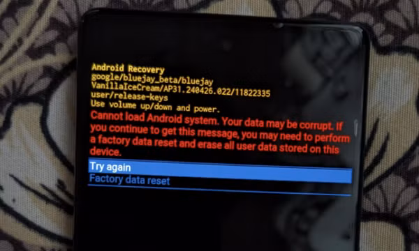 Điện thoại Google thành 'cục gạch' sau khi reset