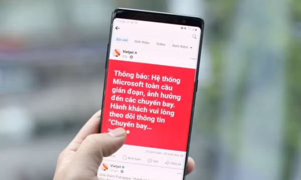 Nhiều sân bay gián đoạn vì dịch vụ đám mây Microsoft gặp sự cố