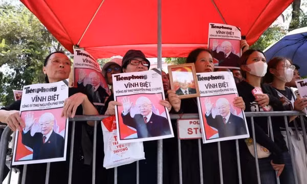 'Biển người' tiếc thương vô hạn Tổng Bí thư Nguyễn Phú Trọng