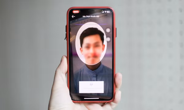 Xác thực sinh trắc học khi chuyển trên 10 triệu đồng chỉ bằng ảnh tĩnh