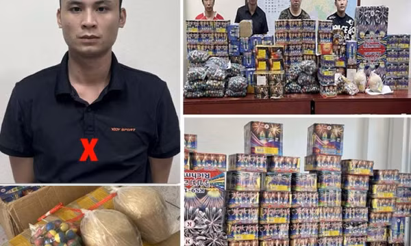 Phá đường dây buôn bán pháo nổ xuyên quốc gia với quy mô lớn