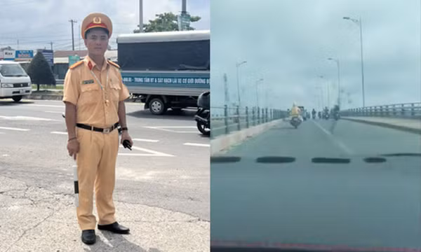 Cảnh sát giao thông giúp đưa sản phụ vỡ ối đến bệnh viện kịp thời