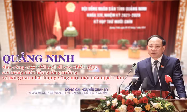 Quảng Ninh đưa công cuộc đổi mới đi vào chiều sâu, coi trọng chất lượng tăng trưởng và nâng cao chất lượng sống mọi mặt của người dân