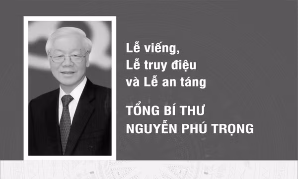 Lễ viếng, Lễ truy điệu và Lễ an táng Tổng Bí thư Nguyễn Phú Trọng