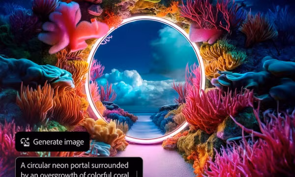 Adobe Photoshop cập nhật tính năng tạo hình ảnh AI bằng văn bản