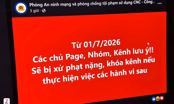 Từ 1/7, chủ fanpage, group Facebook bị phạt nặng với các hành vi sau