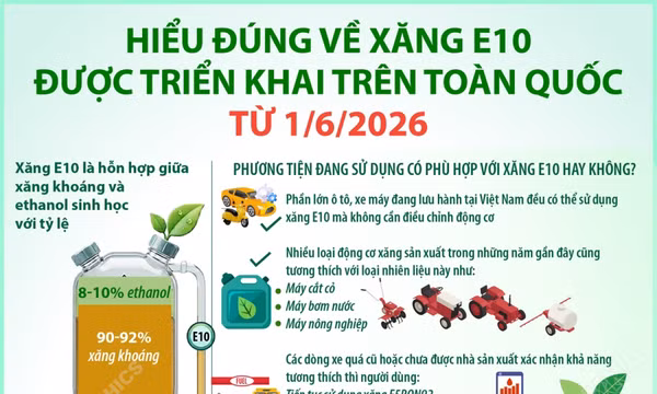 Xăng sinh học E10 và những điều người dân cần biết trước khi sử dụng