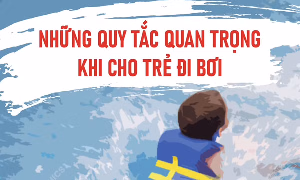 Những quy tắc quan trọng cần nhớ khi cho trẻ đi bơi