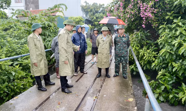 Khẩn trương rà soát, xử lý ngay các khu vực ngập úng cục bộ