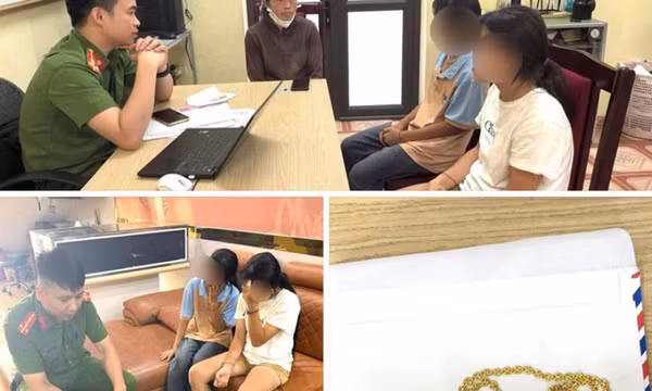 Phát hiện hai bé gái 11 tuổi trộm vàng của mẹ mang đi bán