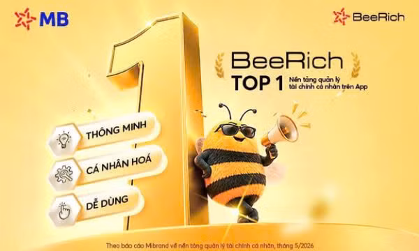 MB BeeRich tạo hiện diện nổi bật trong nhóm nền tảng tài chính cá nhân trên App MBBank