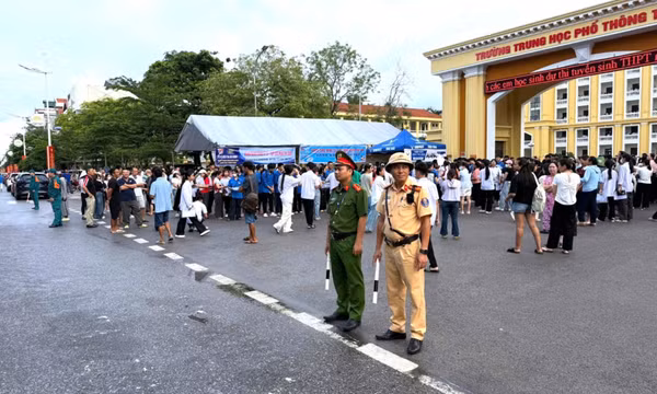 Tăng cường đảm bảo an ninh, trật tự Kỳ thi tuyển sinh lớp 10 THPT 