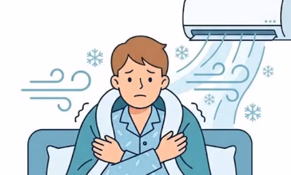 Những ảnh hưởng của việc ngủ trong phòng điều hòa quá lạnh