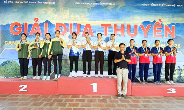Đua thuyền Quảng Ninh giành 15 huy chương tại Cup các đội mạnh quốc gia