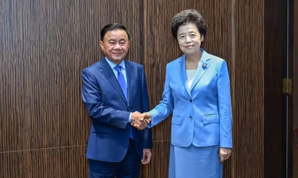 Thường trực Ban Bí thư Trần Cẩm Tú tiếp Đoàn đại biểu Chính hiệp toàn quốc Trung Quốc