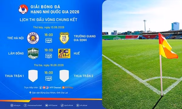 VAR được áp dụng tại vòng chung kết giải hạng Nhì Quốc gia 2026