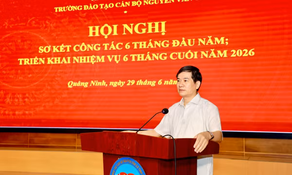 Trường Đào tạo cán bộ Nguyễn Văn Cừ: Sơ kết 6 tháng đầu năm và triển khai nhiệm vụ 6 tháng cuối năm