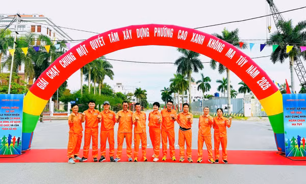 Công ty Cổ phần Nhiệt điện Quảng Ninh tham gia giải chạy hưởng ứng tháng hành động phòng, chống ma túy năm 2026