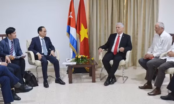 Đặc phái viên của Tổng Bí thư, Chủ tịch nước Tô Lâm thăm và làm việc tại Cuba