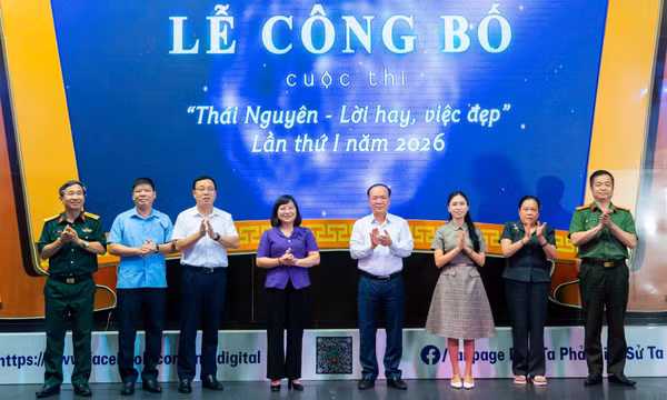 Cuộc thi sáng tạo nội dung số trên mạng xã hội “Thái Nguyên - Lời hay, Việc đẹp” 