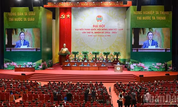 Khai mạc trọng thể Đại hội đại biểu toàn quốc Hội Nông dân Việt Nam lần thứ IX