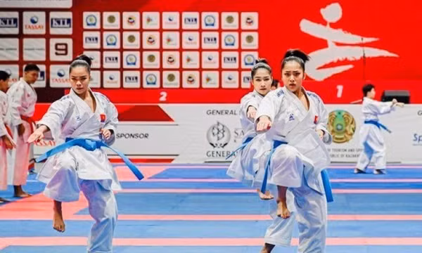 Đội tuyển karate Việt Nam đã có 3 huy chương đồng ở giải vô địch châu Á 2026