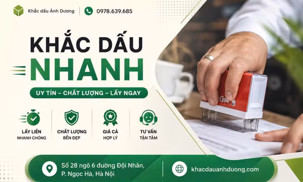 Xu hướng sử dụng dịch vụ khắc dấu Hà Nội hiện nay