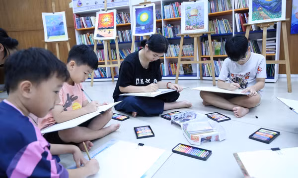 Phát động phong trào vẽ tranh theo sách dành cho thiếu nhi