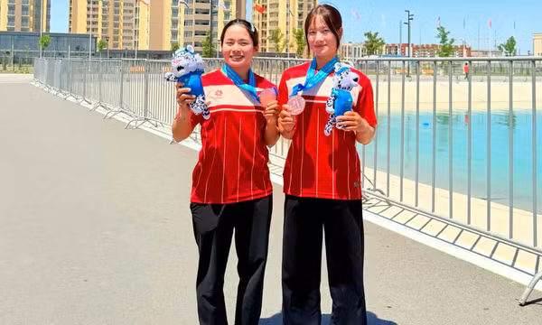 VĐV Quảng Ninh giành 2 HCĐ ở Giải vô địch trẻ và U23 Canoeing châu Á 2026