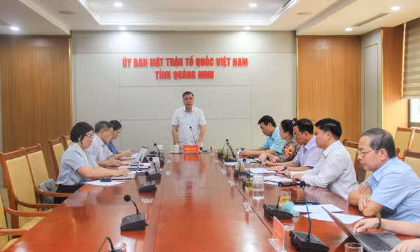Đảng ủy MTTQ Việt Nam tỉnh duyệt Đề án tổ chức đại hội 3 hội quần chúng