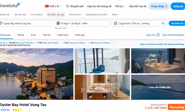Kinh nghiệm đặt phòng Oyster Bay Vũng Tàu giá tốt, ưu đãi cùng Traveloka