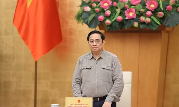 Thủ tướng Phạm Minh Chính chủ trì họp trực tuyến toàn quốc phòng, chống dịch COVID-19
