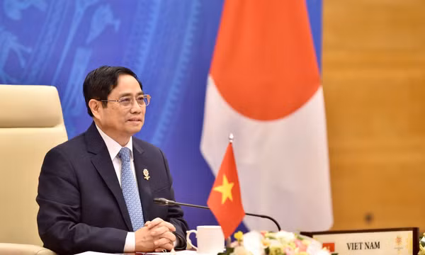 Thủ tướng Phạm Minh Chính đề nghị ASEAN - Nhật Bản phối hợp kiểm soát tốt đại dịch, phục hồi các chuỗi cung ứng
