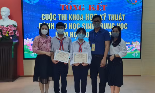 TX Quảng Yên tổ chức Cuộc thi khoa học kỹ thuật năm học 2021-2022 