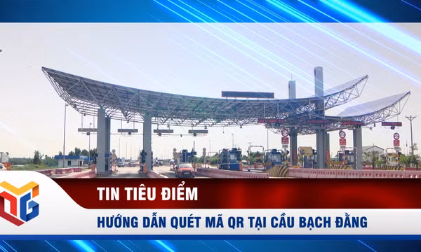 Hướng dẫn quét mã QR tại chốt cầu Bạch Đằng