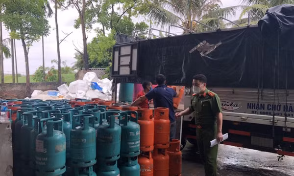 Triệt phá cơ sở sang chiết gas trái phép tại Hải Dương