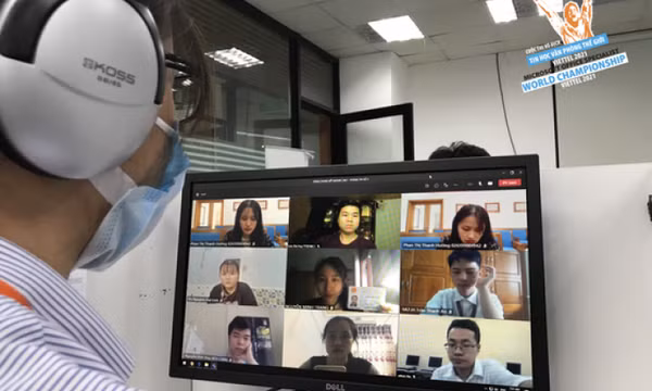120 thí sinh tranh tài sôi nổi tại Vòng chung kết quốc gia cuộc thi Vô địch Tin học văn phòng thế giới