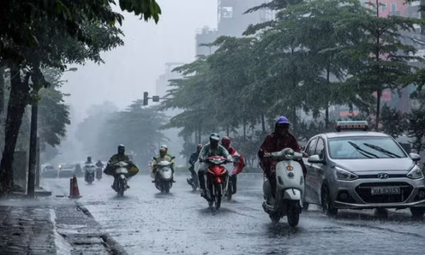Bắc Bộ tiếp tục mưa vừa, mưa to