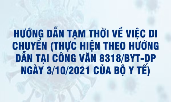 Hướng dẫn tạm thời về việc di chuyển vào tỉnh Quảng Ninh