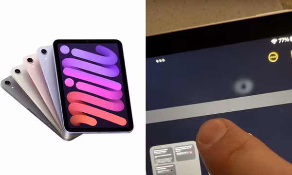 iPad Mini 6 lại dính thêm lỗi đổi màu và biến dạng trên màn hình LCD