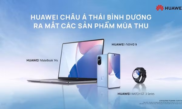 Huawei nova 9, MateBook 14s và Watch GT 3 series đồng loạt ra mắt: Nhiều tính năng hấp dẫn