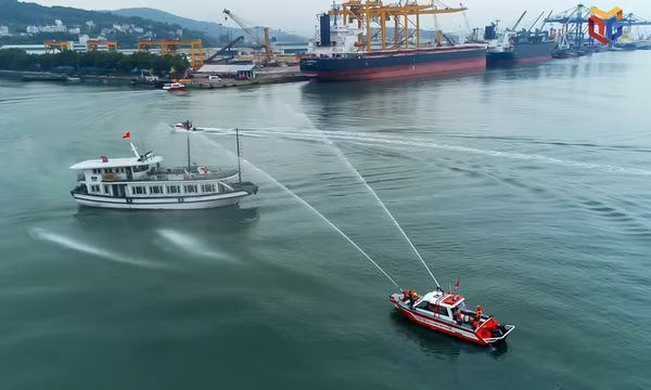 Toàn cảnh thực hành ứng phó siêu bão và tìm kiếm cứu nạn