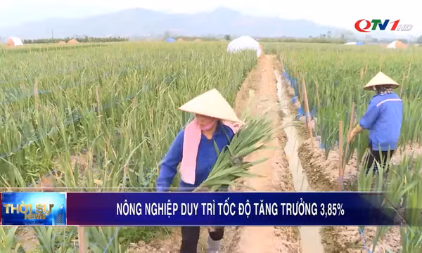 Nông nghiệp duy trì tốc độ tăng trưởng 3,85%